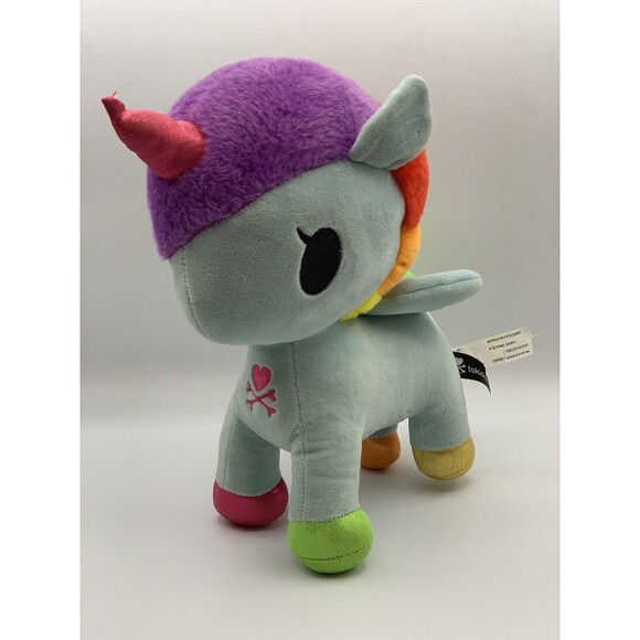 Aurora Tokidoki Unicorno Rare 11” Pixie Plush Stuffed MLP Rainbow Dash Pegasus - Picture 4 of 7